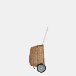 Olli Ella Outdoor Play|On Wheels|Rattan Original Luggy - Natural
