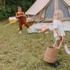 Olli Ella Outdoor Play|On Wheels|Rattan Original Luggy - Natural