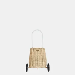 Olli Ella On Wheels|Outdoor Play|Rattan Original Luggy - Straw