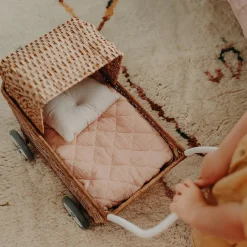 Olli Ella Indoor Play|Outdoor Play|Rattan Strolley - Natural