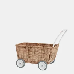 Olli Ella Indoor Play|Outdoor Play|Rattan Strolley - Natural