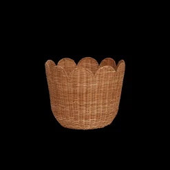 Olli Ella Nursery|Rattan Tulip Basket - Natural