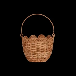 Olli Ella Nursery|Rattan Tulip Carry Basket - Natural