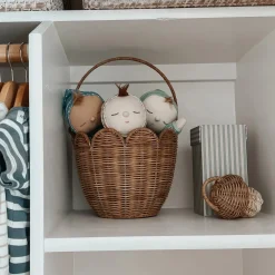 Olli Ella Nursery|Rattan Tulip Carry Basket - Natural