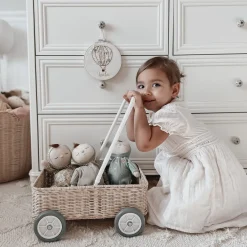 Olli Ella Indoor Play|On Wheels|Rattan Wamble Walker