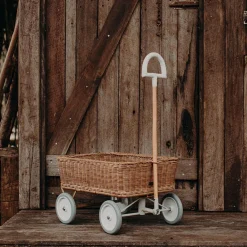 Olli Ella Outdoor Play|On Wheels|Rattan Wonder Wagon - Natural