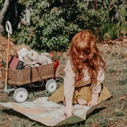 Olli Ella Outdoor Play|On Wheels|Rattan Wonder Wagon - Natural
