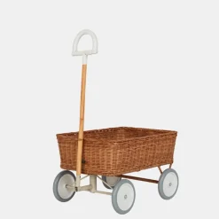 Olli Ella Outdoor Play|On Wheels|Rattan Wonder Wagon - Natural