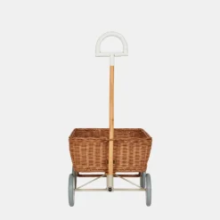 Olli Ella Outdoor Play|On Wheels|Rattan Wonder Wagon - Natural