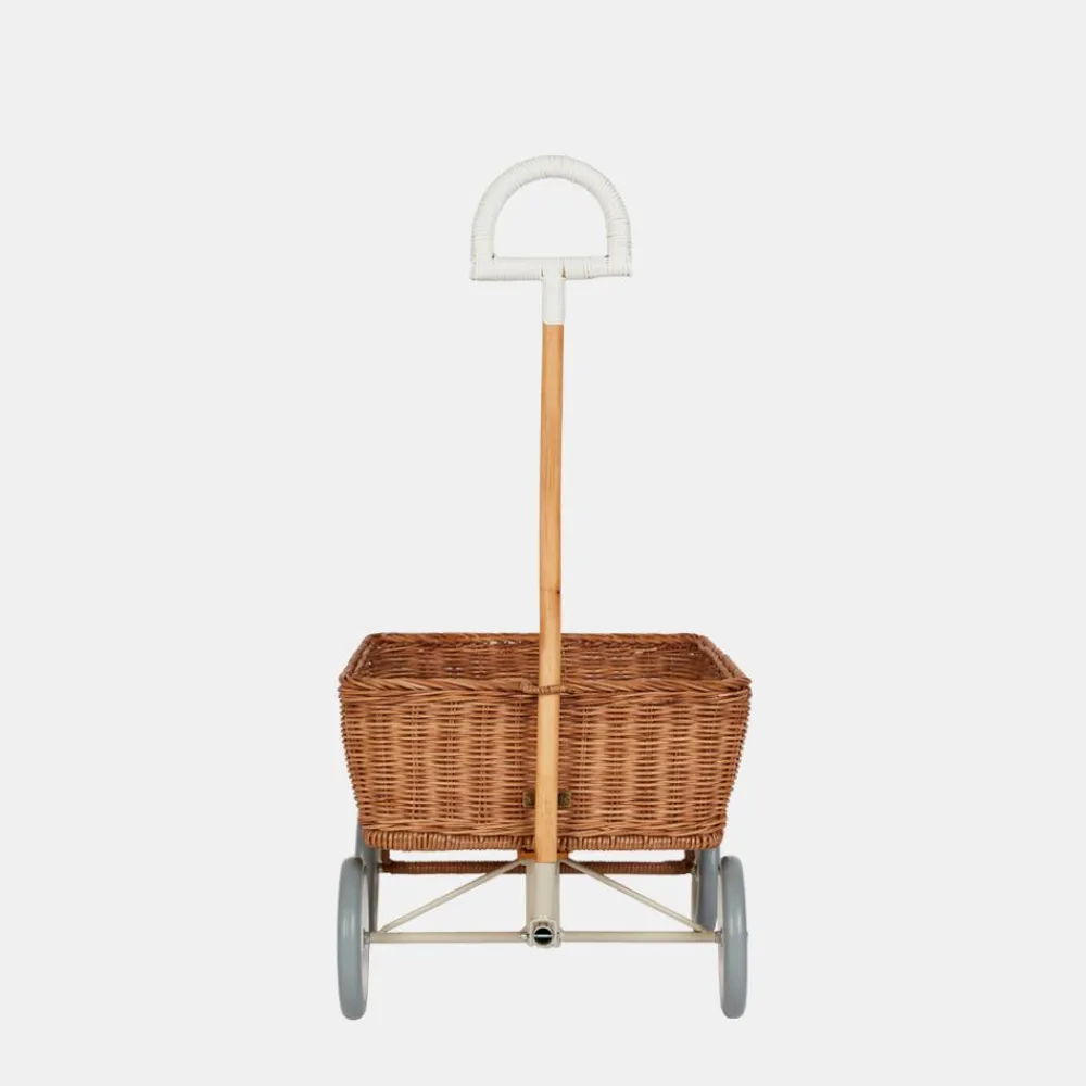 Olli Ella Outdoor Play|On Wheels|Rattan Wonder Wagon - Natural