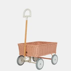 Olli Ella Outdoor Play|On Wheels|Rattan Wonder Wagon - Rose