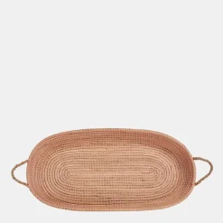 Olli Ella Nursery|Changing Baskets|Reva Seagrass Changing Basket - Rose