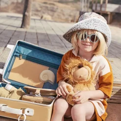 Olli Ella Travel|Travel Bags|See-Ya Suitcase - Butterscotch