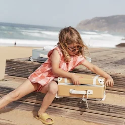 Olli Ella Travel|Travel Bags|See-Ya Suitcase - Butterscotch