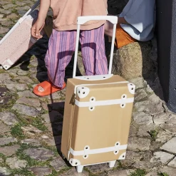 Olli Ella Travel|Travel Bags|See-Ya Suitcase - Butterscotch