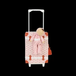 Olli Ella Travel|Travel Bags|See-ya Suitcase - Strawberry