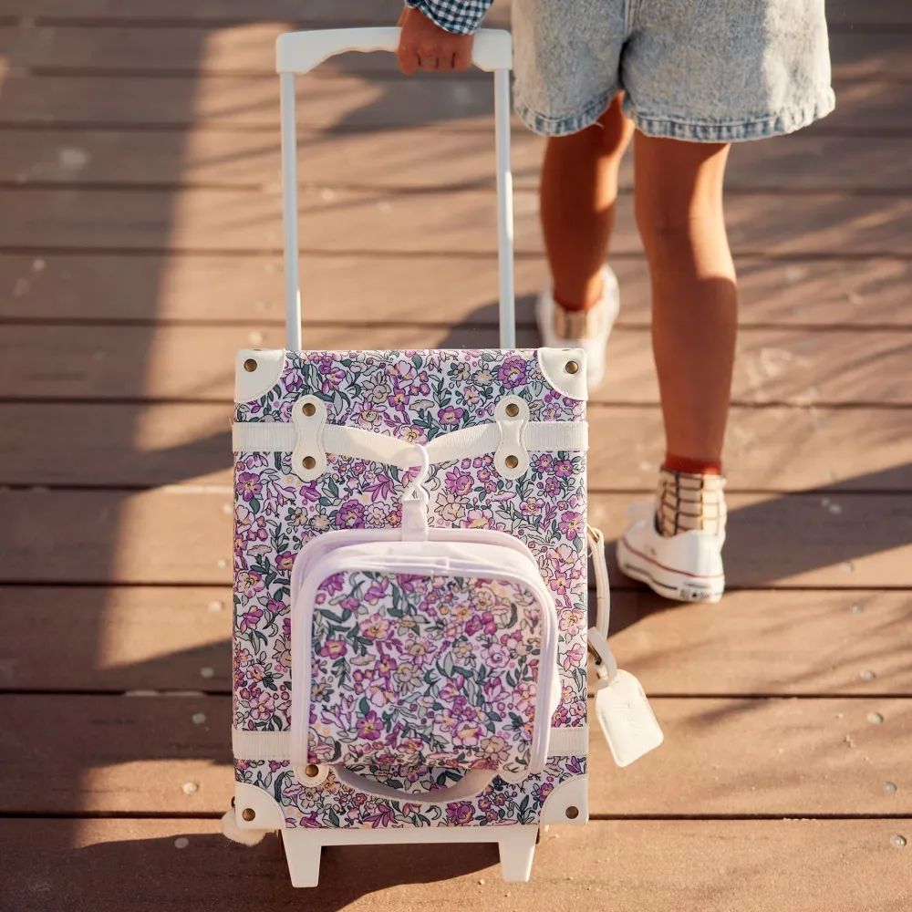 Olli Ella Outdoor Play|Travel|See-Ya Suitcase - Wildflower