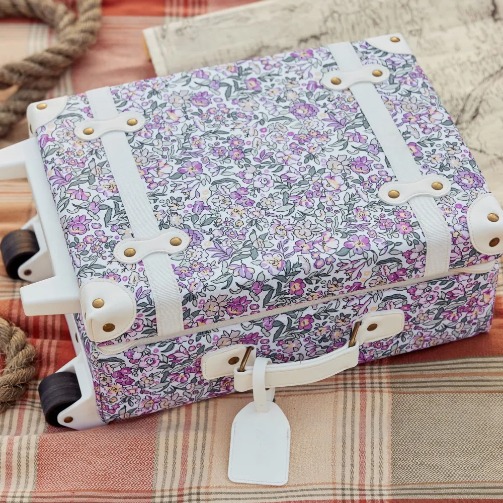 Olli Ella Outdoor Play|Travel|See-Ya Suitcase - Wildflower