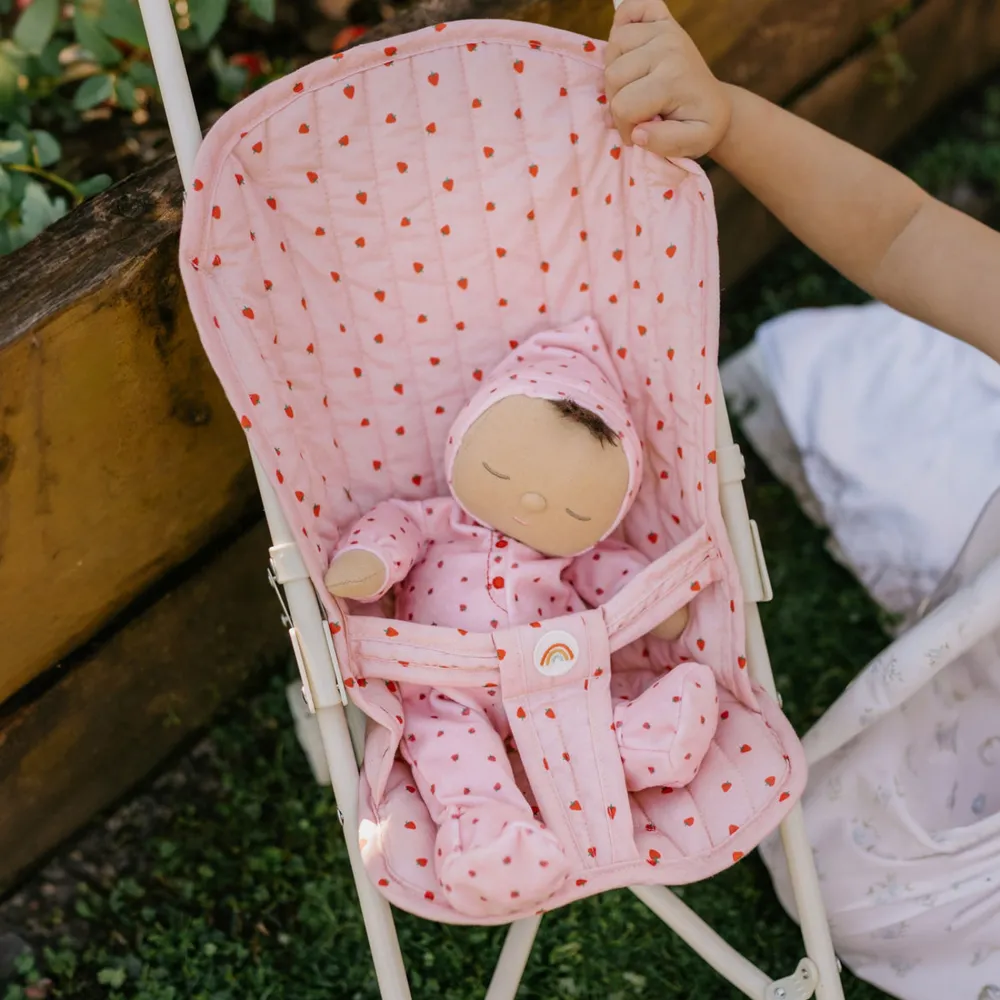 Olli Ella Indoor Play|Doll Accessories|Sollie Stroller - Strawberry
