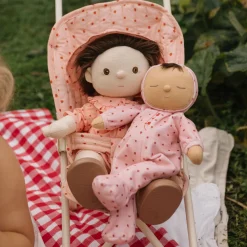Olli Ella Indoor Play|Doll Accessories|Sollie Stroller - Strawberry