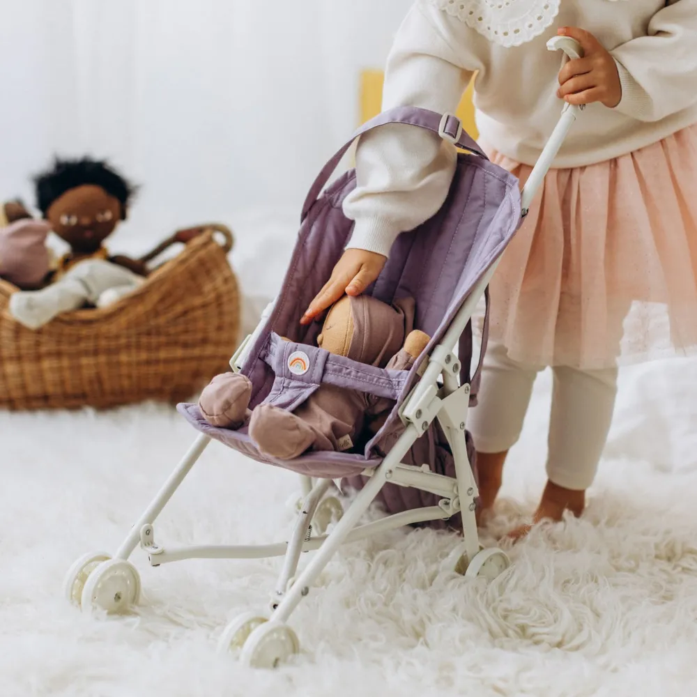 Olli Ella Doll Accessories|Sollie Stroller Seat - Lavender