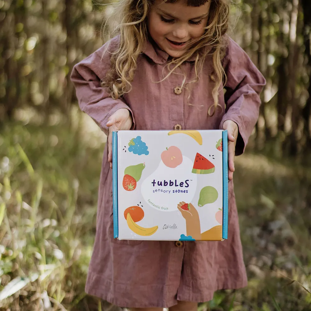 Olli Ella Craft & Activity|Indoor Play|Tubbles - Sensory Stones - Fantastic Fruit