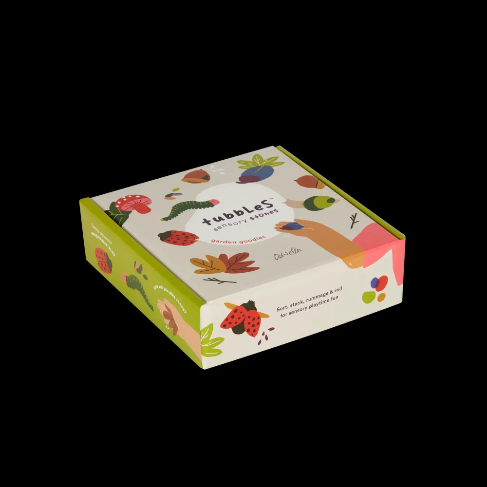 Olli Ella Craft & Activity|Indoor Play|Tubbles - Sensory Stones - Garden Goodies