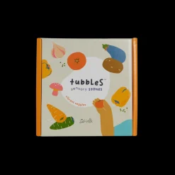 Olli Ella Craft & Activity|Outdoor Play|Tubbles - Sensory Stones - Vibrant Veggies