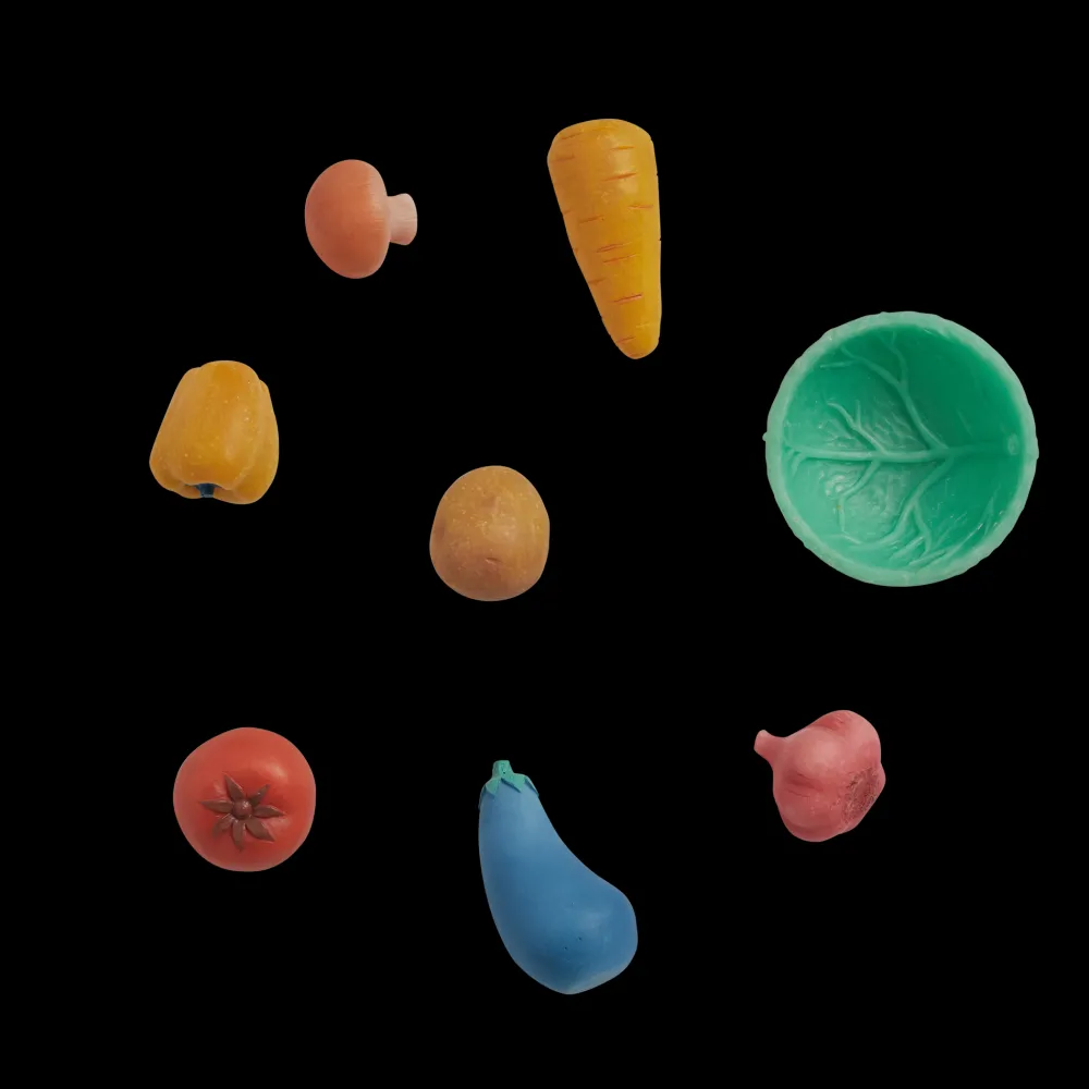 Olli Ella Craft & Activity|Outdoor Play|Tubbles - Sensory Stones - Vibrant Veggies